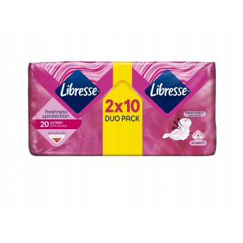 Hlavný obrázok Libresse Ultra+ With Wings hygienické vložky DUO 2x10ks 