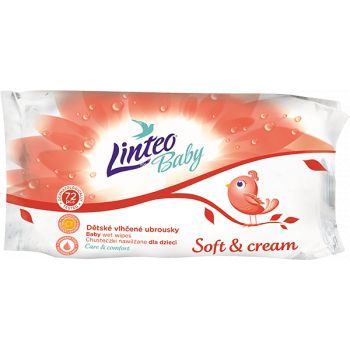 Hlavný obrázok Linteo Baby utierky náhradná náplň 72ks Soft&Cream