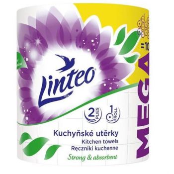 Hlavný obrázok Linteo Mega kuchynské utierky 2-vrstvové 100m 1ks