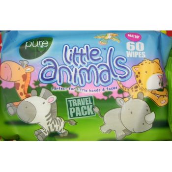 Hlavný obrázok Little Animals vlhčené obrúsky 60ks