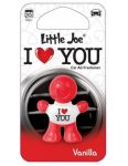 Little Joe 3D osviežovač do auta Vanilla, I LOVE you 