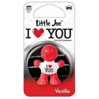 Hlavný obrázok Little Joe 3D osviežovač do auta Vanilla, I LOVE you 
