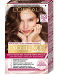 Loréal Excellence Creme 5.02 Svetlo Hnedá Dúhová farba na vlasy