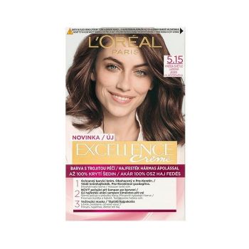 Hlavný obrázok Loréal Excellence Creme 5.15 Svetlo Hnedá Ľadová farba na vlasy