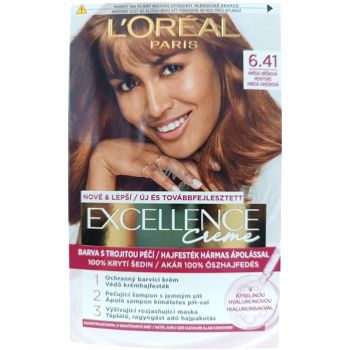 Hlavný obrázok Loréal Excellence Creme 6.41 Orieškovo Hnedá farba na vlasy