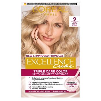 Hlavný obrázok Loréal Excellence Creme 9 Blond Veľmi Svetlá farba na vlasy