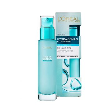 Hlavný obrázok Loréal Hydra Genius Aloe Water+Hyaluronic Acid gél normálnu až suchú pleť 70ml