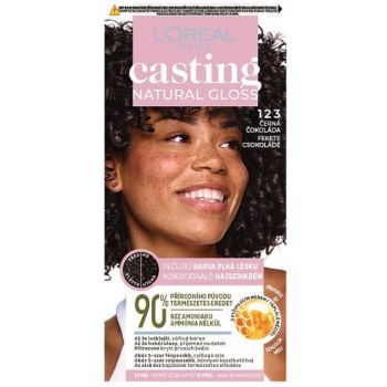 Hlavný obrázok Loréal Paris Casting Natural Gloss 123 Čierna Čokoláda farba na vlasy