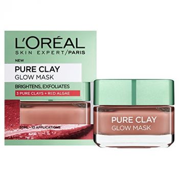 Hlavný obrázok Loréal Paris Pure Clay Brightens, Exfoliates vyhladzujúca pleťová maska 50ml