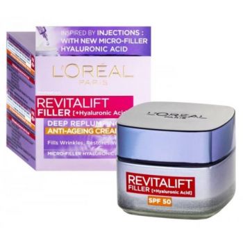 Hlavný obrázok Loréal Paris Revitalift Filler & Hyaluronic Acid denný krém 40+ SPF50 50ml
