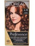 Loréal Préférence 6.35 svetlá gaštanová farba na vlasy