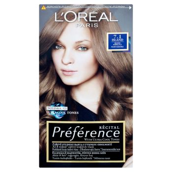 Hlavný obrázok Loréal Préférence 7.1 Island popolavá blond farba na vlasy