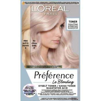Hlavný obrázok Loréal Préférence Kyslý Toner Perleťová farba na vlasy