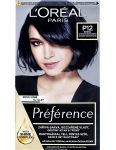 Loréal Preference P12 Čiernomodrá farba na vlasy
