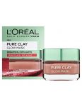 Loreal Pure Clay Brightens, Exfoliates vyhladzujúca pleťová maska 50ml