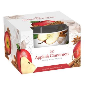 Hlavný obrázok Luxury Apple & Cinnamon dekoratívna sviečka v skle 115g