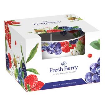 Hlavný obrázok Luxury Fresh Berry dekoratívna sviečka v skle 115g