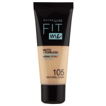 Hlavný obrázok Maybelline New York  Fit me Matte & Poreless Natural Ivory 105 make-up 30ml