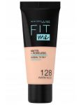 Maybelline New York  Fit me Matte Poreless Warm Nude 128 make-up 30ml