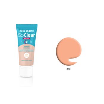 Hlavný obrázok Miss Sporty make-up antibakteriálny SoClear Foundation 30ml