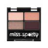 Miss Sporty Studio Colour Quattro 408 Smoky Rose očné tiene