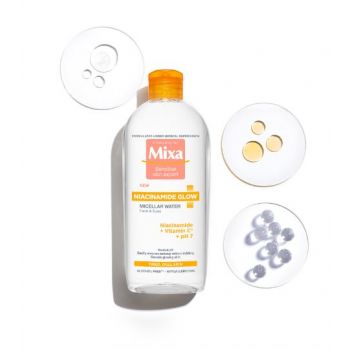 Hlavný obrázok Mixa Sensitive Skin Expert Niacinamide Glow micelárna pleťová voda 400ml