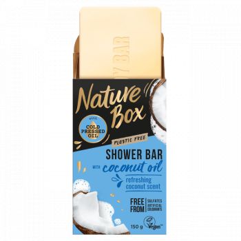 Hlavný obrázok Nature Box Coconut tuhé sprchové mydlo 150g