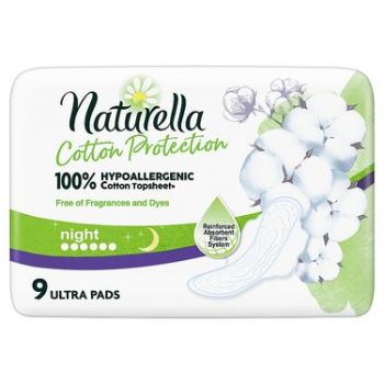 Hlavný obrázok Naturella Cotton Protection Night hygienické vložky 9ks