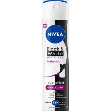 loader for Nivea Black & White Invisible Authentic anti-perspirant sprej 150ml 91809