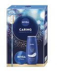 Nivea Caring dámska darčeková kazeta Sprchový gél, Krém