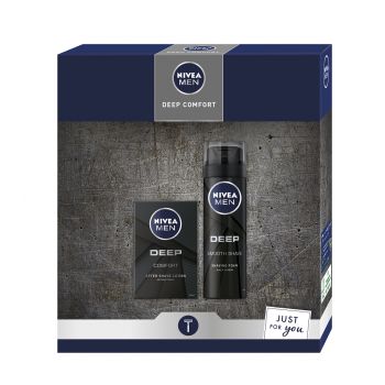 Hlavný obrázok Nivea darček.kazeta Men Deep Comfort voda po holení 100ml, pena na holenie 200ml