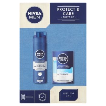 Hlavný obrázok Nivea darčeková kazeta pre mužov Protect Care pena na holenie 200ML, voda po holení 100ML