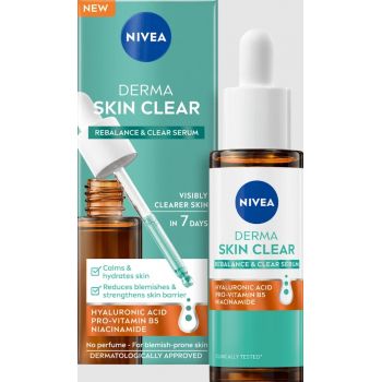 Hlavný obrázok Nivea Derma Skin Clear Rebalance & Clear pleťové sérum 30ml 98770