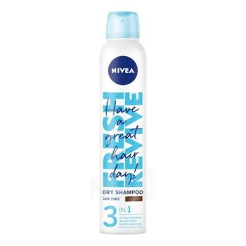Hlavný obrázok Nivea Fresh & Mild suchý šampón pre tmavší tón vlasov 200ml 88613