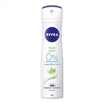 Hlavný obrázok Nivea Fresh Pure 0% Aluminium deodorant sprej 150ml 81694