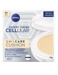 Nivea Hyaluron Cellular Filler Cushion 3in1 tónovací očný krém 01 Light 15g