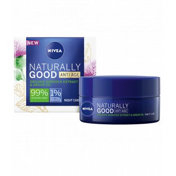 Hlavný obrázok Nivea Naturally Good protivráskový nočný krém 50ml