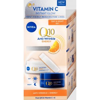 Hlavný obrázok Nivea Q10 Energy DUO energizujúci denný, nočný krém SPF15 50ml 93360-01395