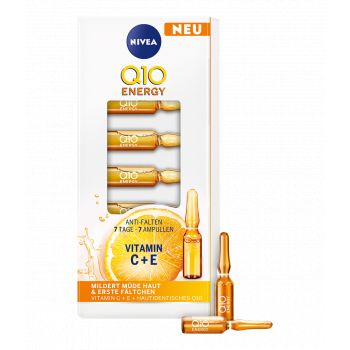 Hlavný obrázok Nivea Q10 Energy Vitamín C+E 7 dňová kúra na pleť 7ml