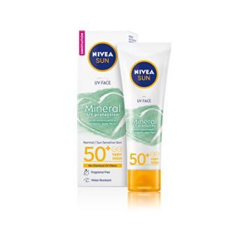 Hlavný obrázok Nivea Sun Mineralischer OF50 pleťový krém na opaľovanie 50ml