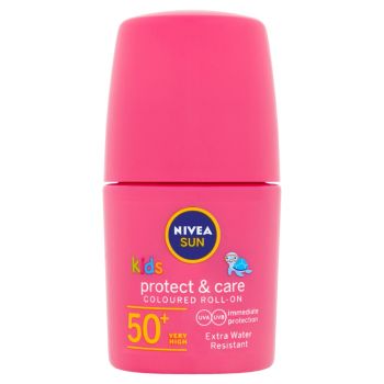 Hlavný obrázok Nivea Sun Protect & Care OF50 detské farebné mlieko na opaľovanie v guľôčke 50ml