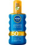 Nivea Sun Protect&Dry Touch neviditeľný sprej na opaľovanie SPF50 200ml