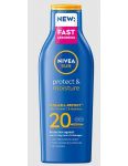 Nivea Sun Protect&Moisture hydratačné mlieko na opaľovanie SPF20 200ml