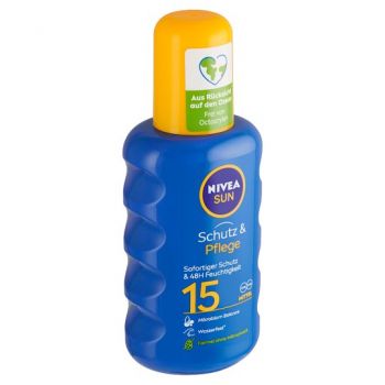 Hlavný obrázok Nivea Sun Schutz&Pflege hydratačný sprej na opaľovanie SPF15 200ml