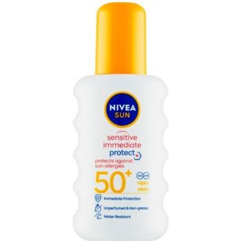 Hlavný obrázok Nivea Sun Sensitive hydratačné mlieko na opaľovanie v spreji SPF50+ 200ml  86094
