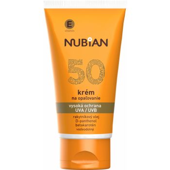 Hlavný obrázok Nubian krém na opaľovanie s rakytníkovým olejov vodeodolný SPF50 50g