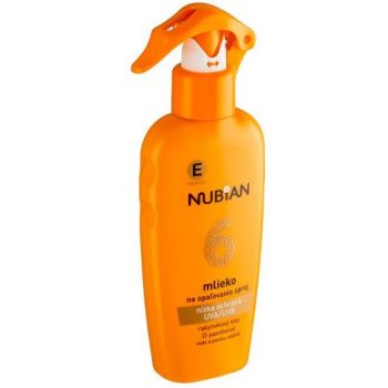 Hlavný obrázok Nubian mlieko na opaľovani SPF6 Vitamín E 200ml
