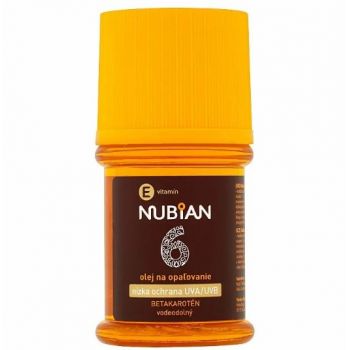 Hlavný obrázok Nubian olej na opaľovanie Betakarotén SPF6 číry 60ml