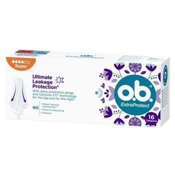 Hlavný obrázok o.b. Extra Protect Ultimate Leakage Protection Super tampóny 16ks