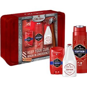 Hlavný obrázok Old Spice Captain Darčeková Plechová krabica Sprchový gél 250ml, Stick 50ml, Voda po holení 100ml